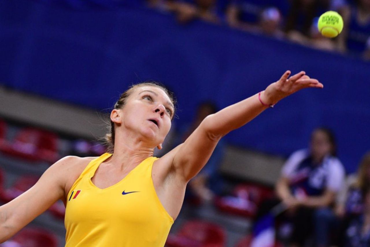 GALERIE FOTO: Simona Halep i-a adus Romaniei primul punct in meciul pentru finala Fed Cup_7