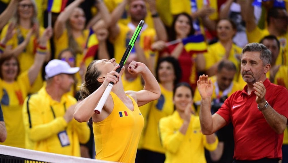 Caroline Garcia - Simona Halep 7-6, 3-6, 4-6! MAGISTRAL! Halep o invinge pe Garcia si conducem Franta!!_3
