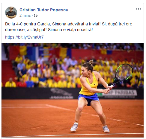 FRANTA - ROMANIA FED CUP | Simona adevarat a inviat! CTP, prima reactie dupa victoria minunata a Simonei Halep