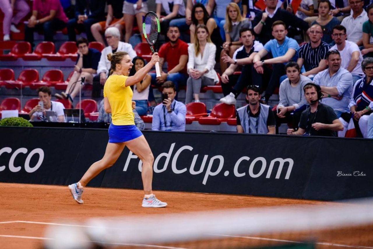 FRANTA - ROMANIA FED CUP | Simona Halep, prima reactie dupa victoria FABULOASA cu Caroline Garcia!