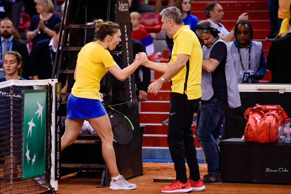 FRANTA - ROMANIA FED CUP | Simona Halep, prima reactie dupa victoria FABULOASA cu Caroline Garcia!
