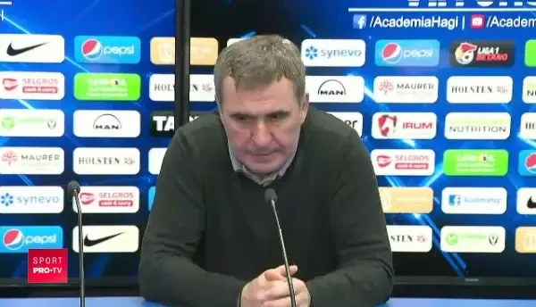 Hagi, dezamagit de rezultat: "Nu ne ajuta egalul asta!"