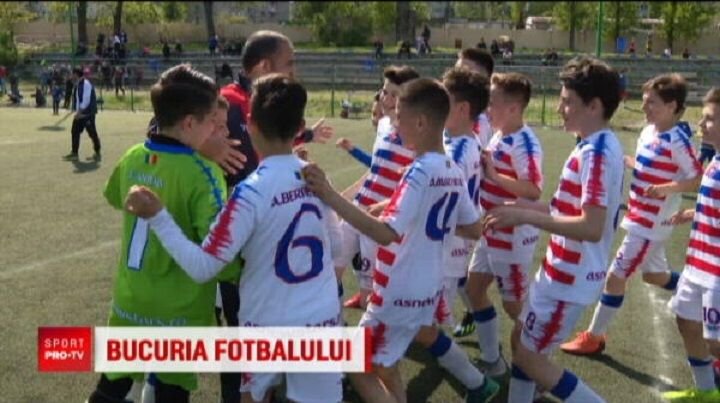 Fost capitan al stelistilor, Petre Marin a invins-o pe FCSB cu echipa de copii: Se vad roadele muncii! Satisfactia e mare . VIDEO