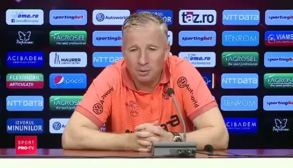 Dan Petrescu s-a saturat de cei care ii spun ca joaca inchis: "Lobont cica joaca prea deschis, asta e Romania"