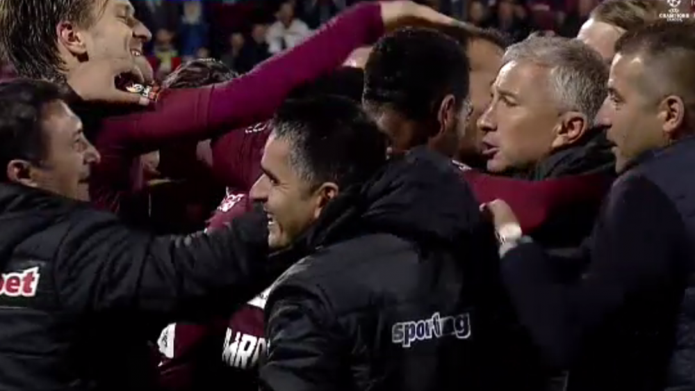 CFR CLUJ - VIITORUL 3-1 | Gest incredibil facut de Dan Petrescu la pauza: Prima data cand mi se intampla asta! Ce le-a facut jucatorilor