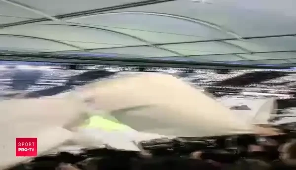 Atmosfera incendiara la Eintracht - Chelsea