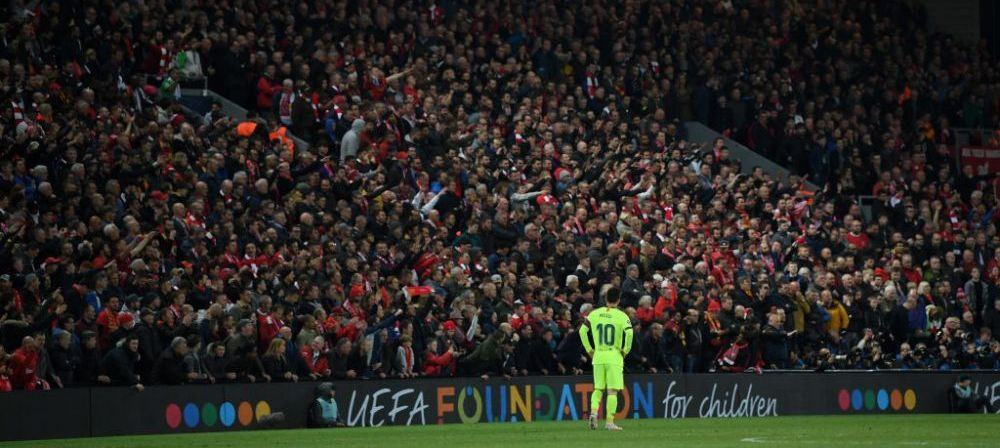 Messi A DISPARUT din nou! Statistica NEAGRA pentru argentinian pe Anfield: A fost spectator
