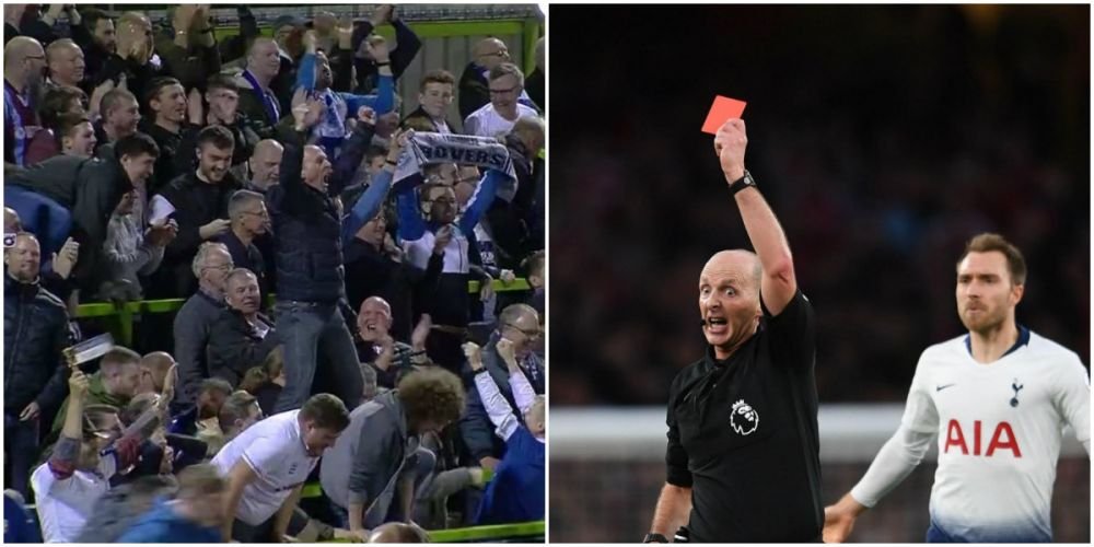 A dat 100 de cartonase rosii in Premier League si a innebunit pentru echipa favorita! Arbitrul care a facut senzatie in tribuna! Cum s-a bucurat | VIDEO_8