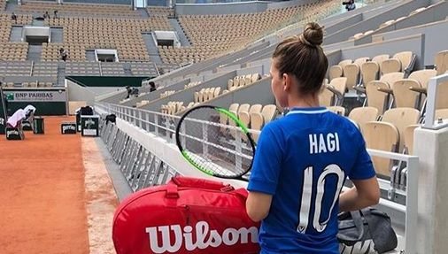 FOTO | Simona Halep, aparitie surpriza la primul antrenament de la Roland Garros! Mesaj special pentru Hagi