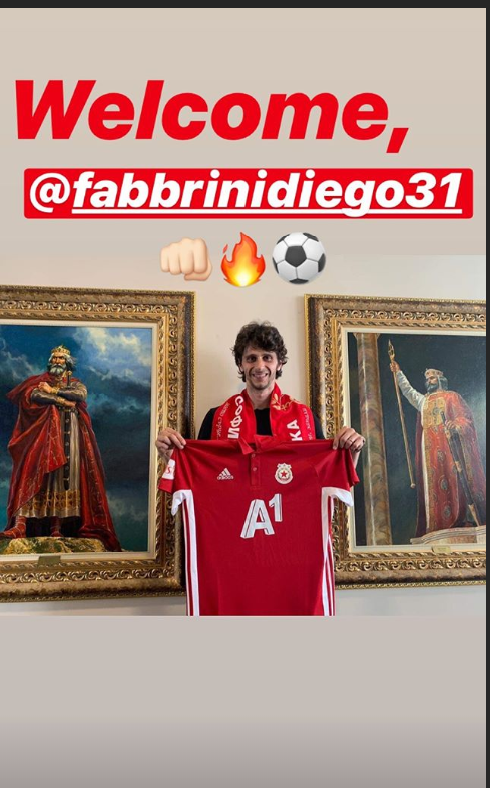 Fabbrini A SEMNAT! Fotbalistul, prezentat oficial la noua echipa. FOTO VIDEO