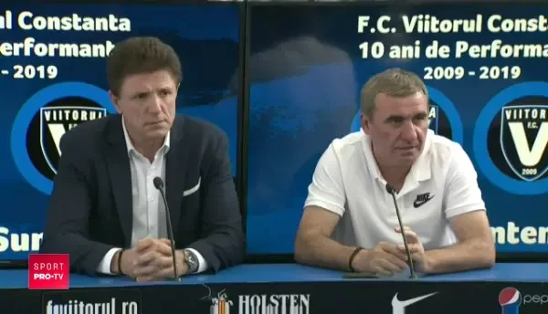 "Fabrica" are un nou presedinte! Gica Hagi l-a prezentat pe Popescu la Viitorul: "Asta e obiectivul clar pe care il avem!"