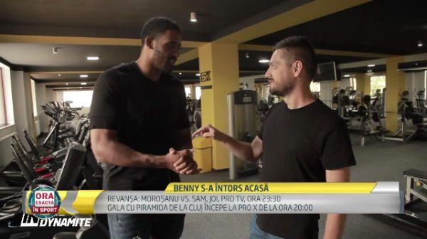Benny a prins curaj dupa ce a vazut meciul lui Joshua: Vreau sa ma bat cu el si cu Fury! Benny i-a fost ghid lui Morosanu in Cluj: galele celor doi sunt joi, la ProTV, 23:30