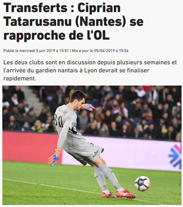 BREAKING NEWS | Se face transferul lui Tatarusanu: portarul nationalei va juca in grupele Champions League! NORVEGIA - ROMANIA, vineri la ProTV!