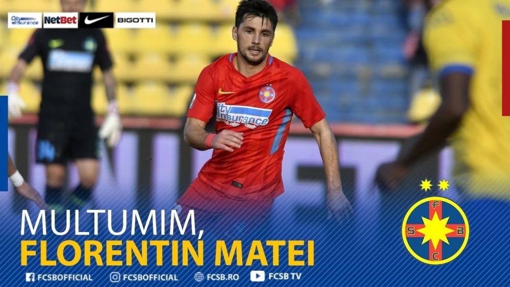 OFICIAL | Florentin Matei nu mai este jucatorul FCSB! Anuntul facut de club