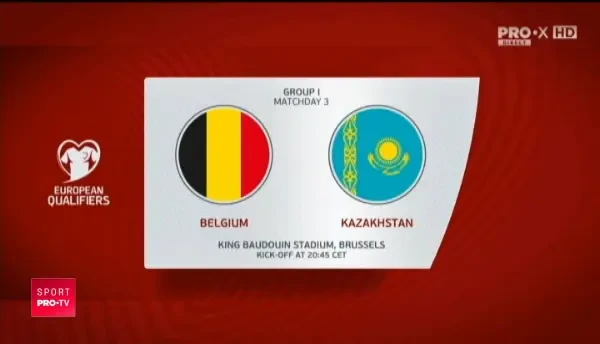Belgia 3-0 Kazahstan
