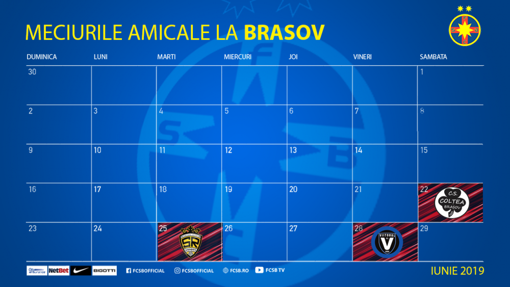 ULTIMA ORA: FCSB a anuntat adversarii din amicale! Cand joaca impotriva Viitorului lui Hagi