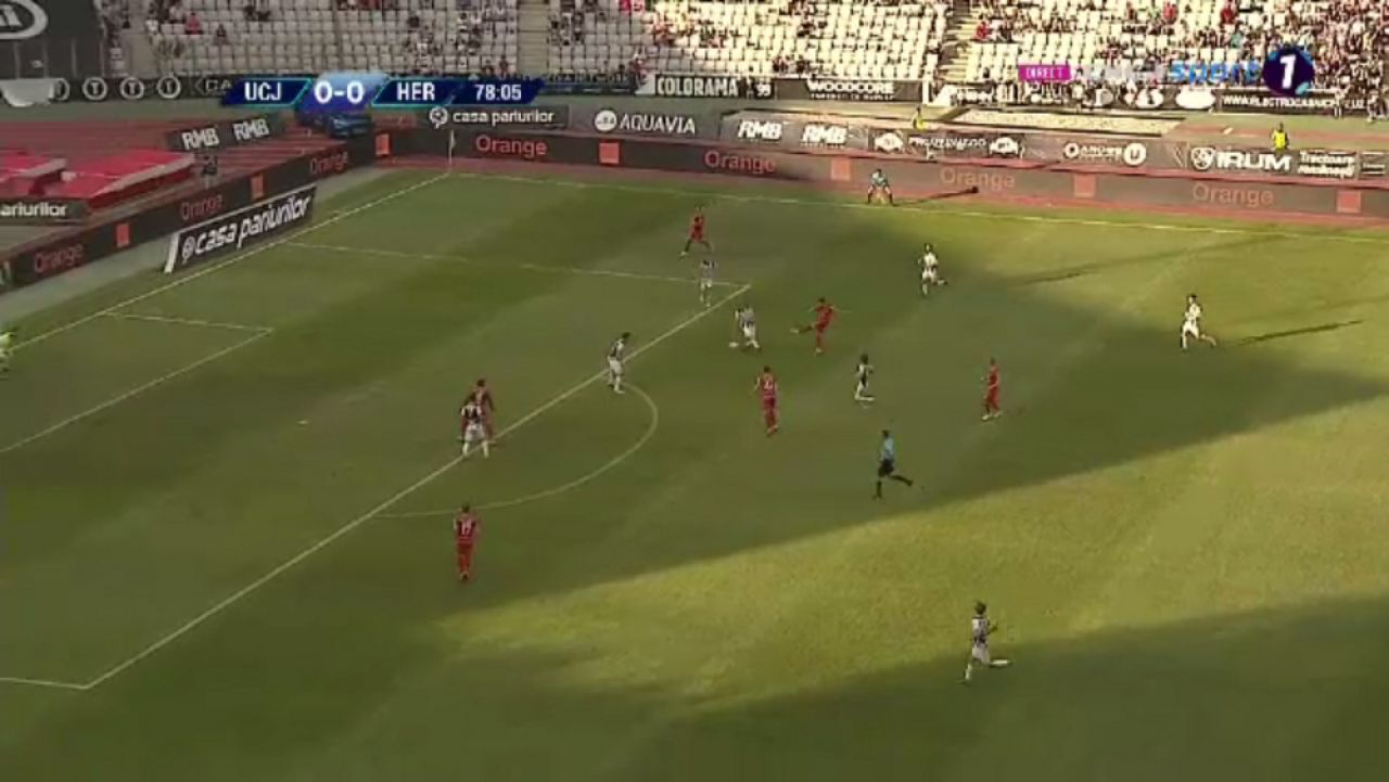 I-au UCIS in doua minute!!! Sibiul marcheaza de doua ori in doua minute si e aproape de ramanerea in Liga 1!!! U Cluj 0-2 Sibiu_6