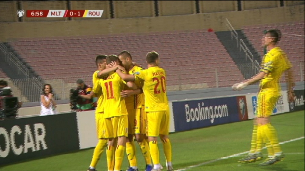MALTA - ROMANIA 0-4 VIDEO REZUMAT | Chipciu a marcat un super gol, Puscas a reusit dubla, Man a dat lovitura finala! Toate fazele partidei_4