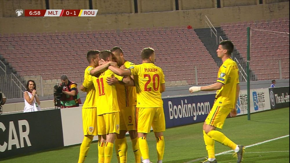MALTA - ROMANIA 0-4 VIDEO REZUMAT | Chipciu a marcat un super gol, Puscas a reusit dubla, Man a dat lovitura finala! Toate fazele partidei_5