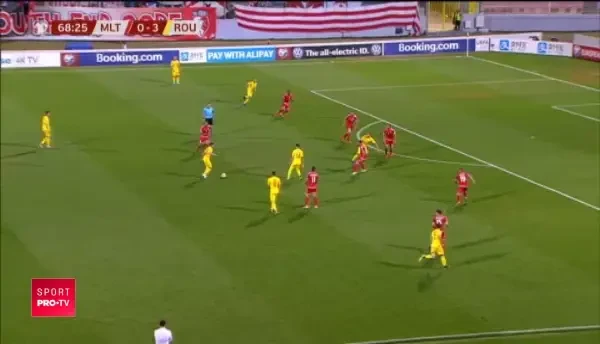 Ocazie mare Dennis Man, Razvan Marin suteaza apoi in bara transversala