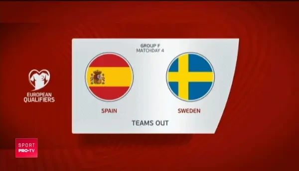 Rezumate Grupa F: Spania - Suedia 3-0; Insulele Feroe - Norvegia 0-2