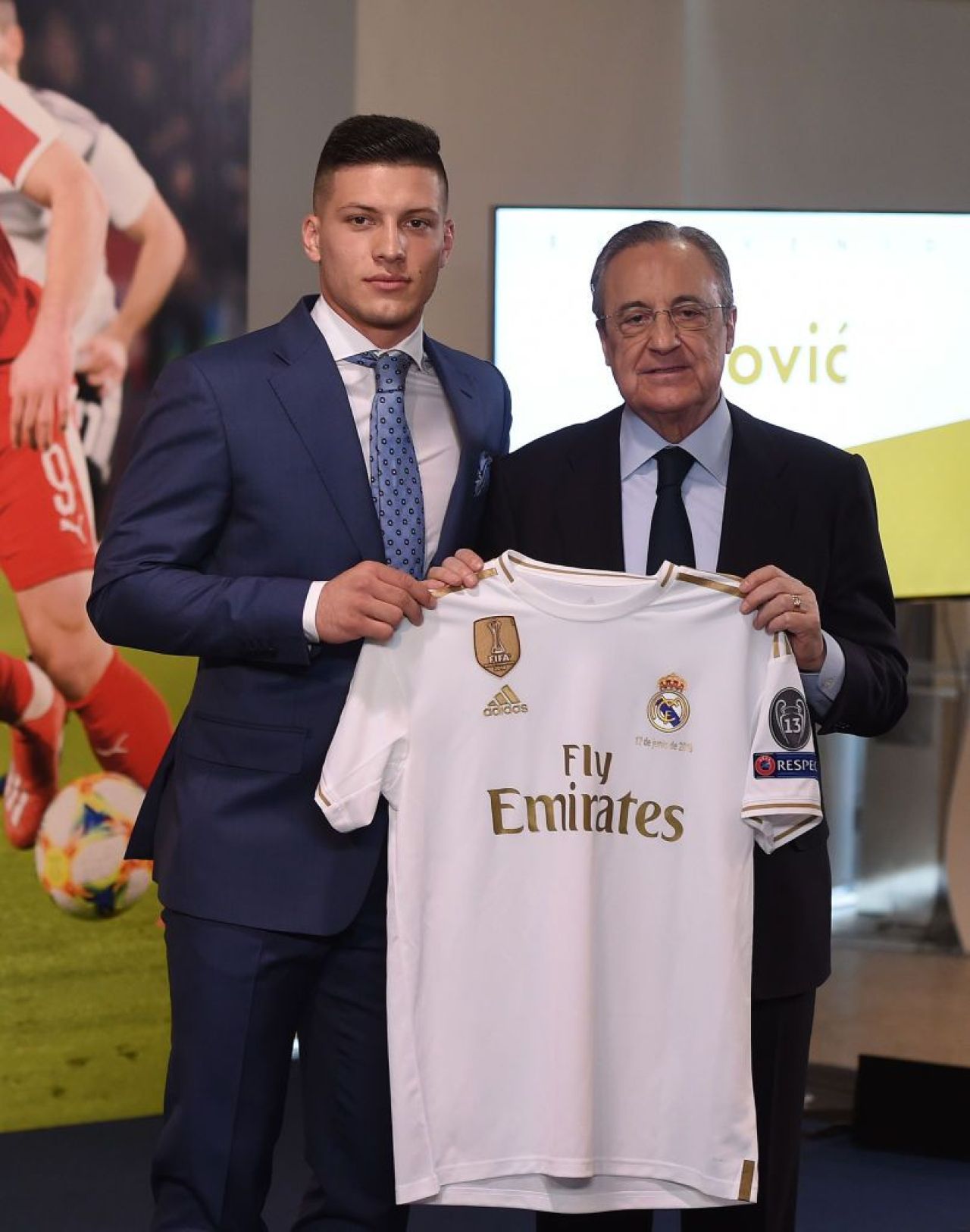 Primele imagini cu Luka Jovic in tricoul Realului! Sarbul a fost prezentat OFICIAL!