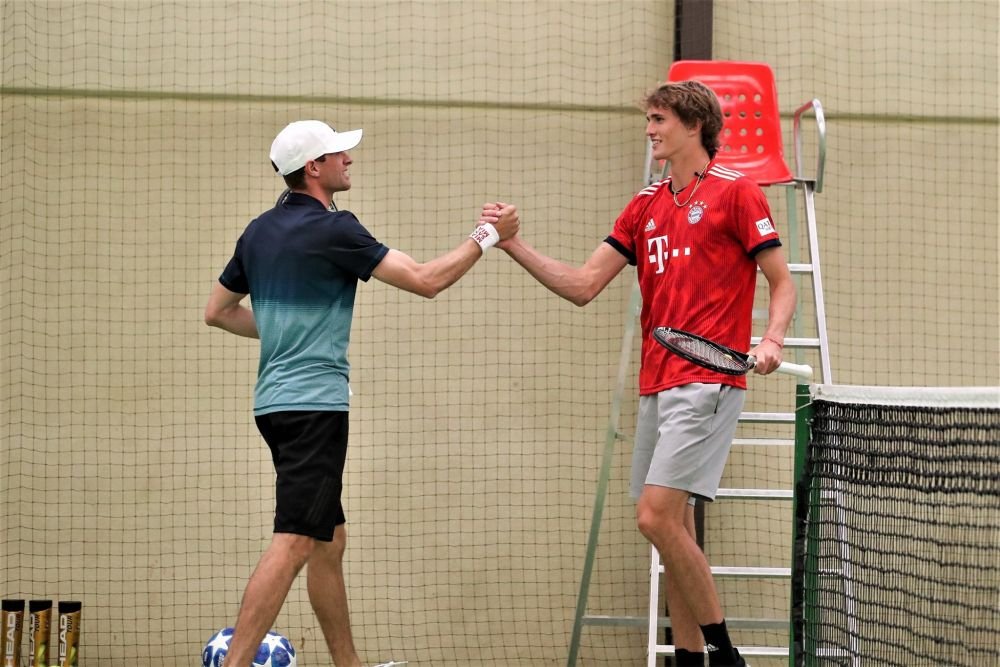 Super provocare cu Muller, Hummels si Zverev! Noua senzatie din tenis i-a testat pe jucatorii lui Bayern Munchen! Cum s-au descurcat! FOTO + VIDEO_7