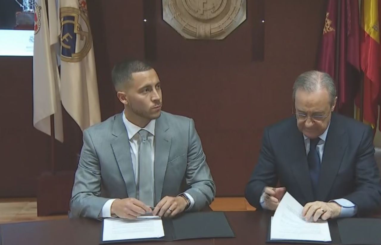 LIVE VIDEO Eden Hazard, prezentat oficial de Real Madrid! Prima reactie a jucatorului belgian! Multimea de pe Bernabeu a strigat: