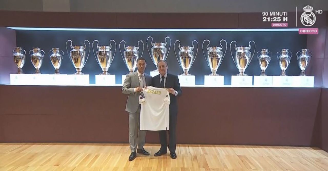 LIVE VIDEO Eden Hazard, prezentat oficial de Real Madrid! Prima reactie a jucatorului belgian! Multimea de pe Bernabeu a strigat: