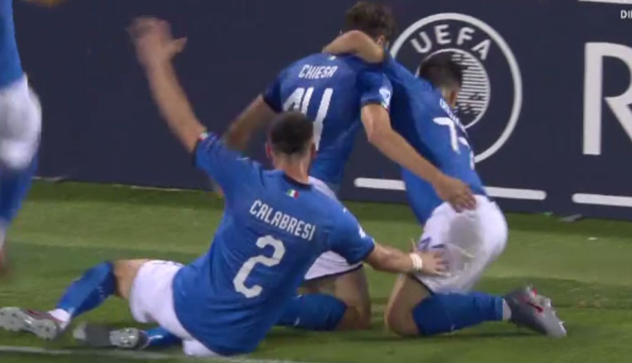 ITALIA - SPANIA 3-1, la EURO U21 | Ceballos a deschis scorul cu o mega-executie, dar italienii au intors scorul cu dubla lui Chiesa si reusita lui Pellegrini! FAZELE_4