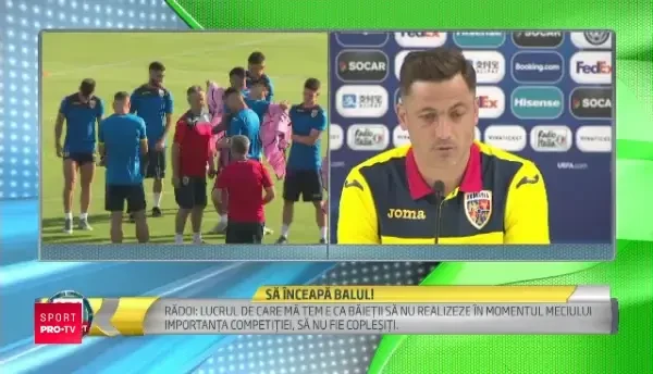 ROMANIA U21 - CROATIA U21 | Radoi, pregatit de debutul la EURO! Singurul lucru de care se teme: "Daca vom trece de acest prag, va fi foarte greu sa fim invinsi indiferent de adversar!"