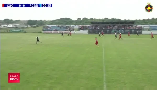 Ianis Stoica deschide scorul in secunda 40 in FCSB - Coltea