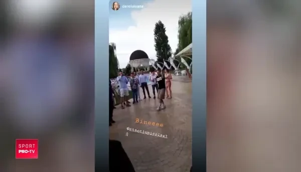 Stanciu s-a dezlantuit in genunchi la nunta pe muzica lui Adi de la Valcea: "Steaua e numai una!" VIDEO