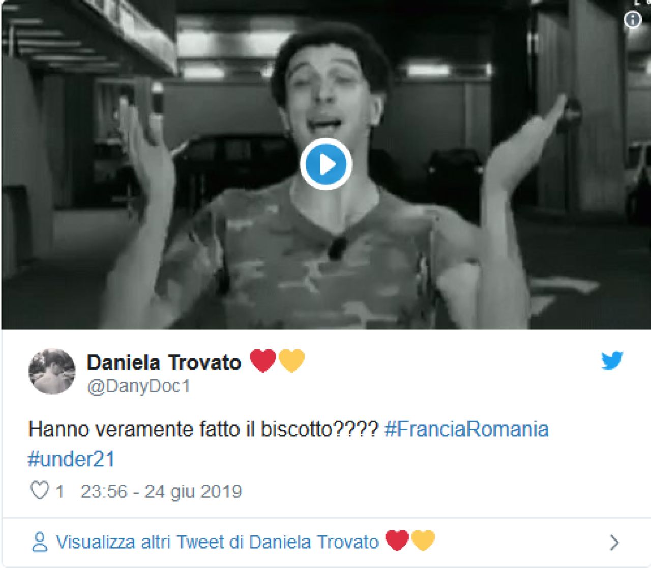 EURO 2019: Italienii au luat FOC dupa remiza dintre Romania si Franta U21: