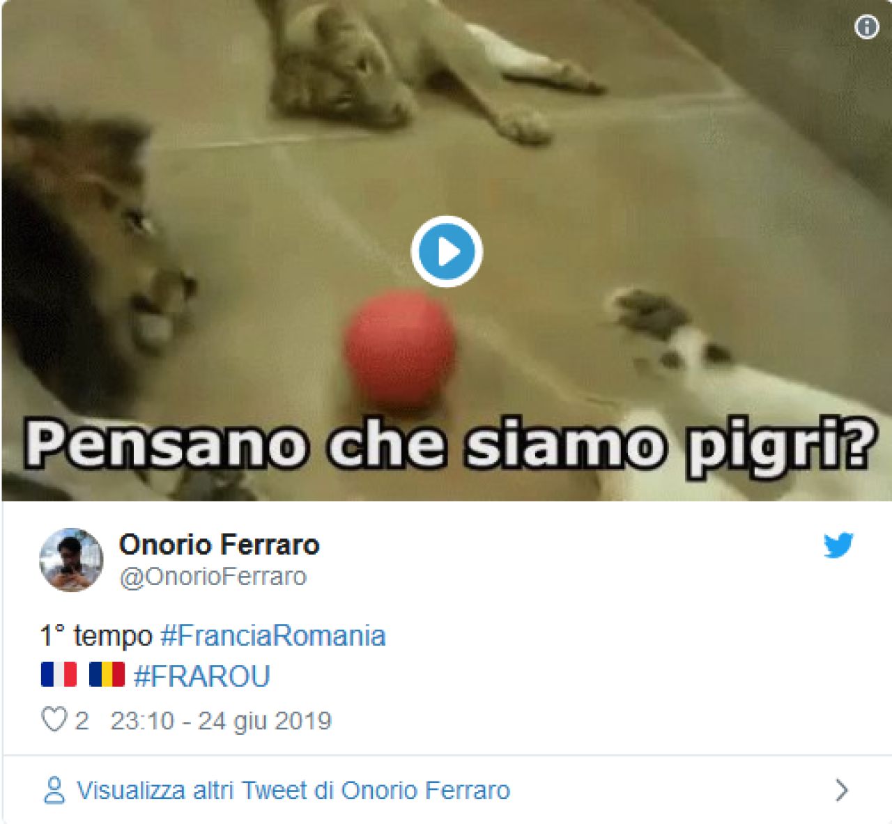 EURO 2019: Italienii au luat FOC dupa remiza dintre Romania si Franta U21: