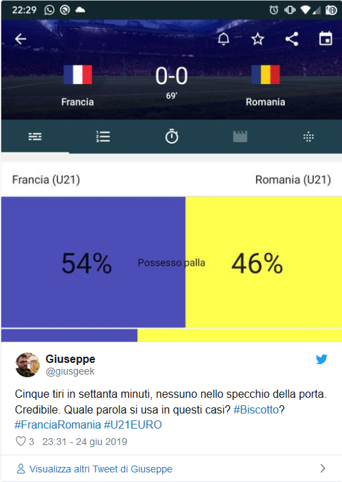 EURO 2019: Italienii au luat FOC dupa remiza dintre Romania si Franta U21: 
