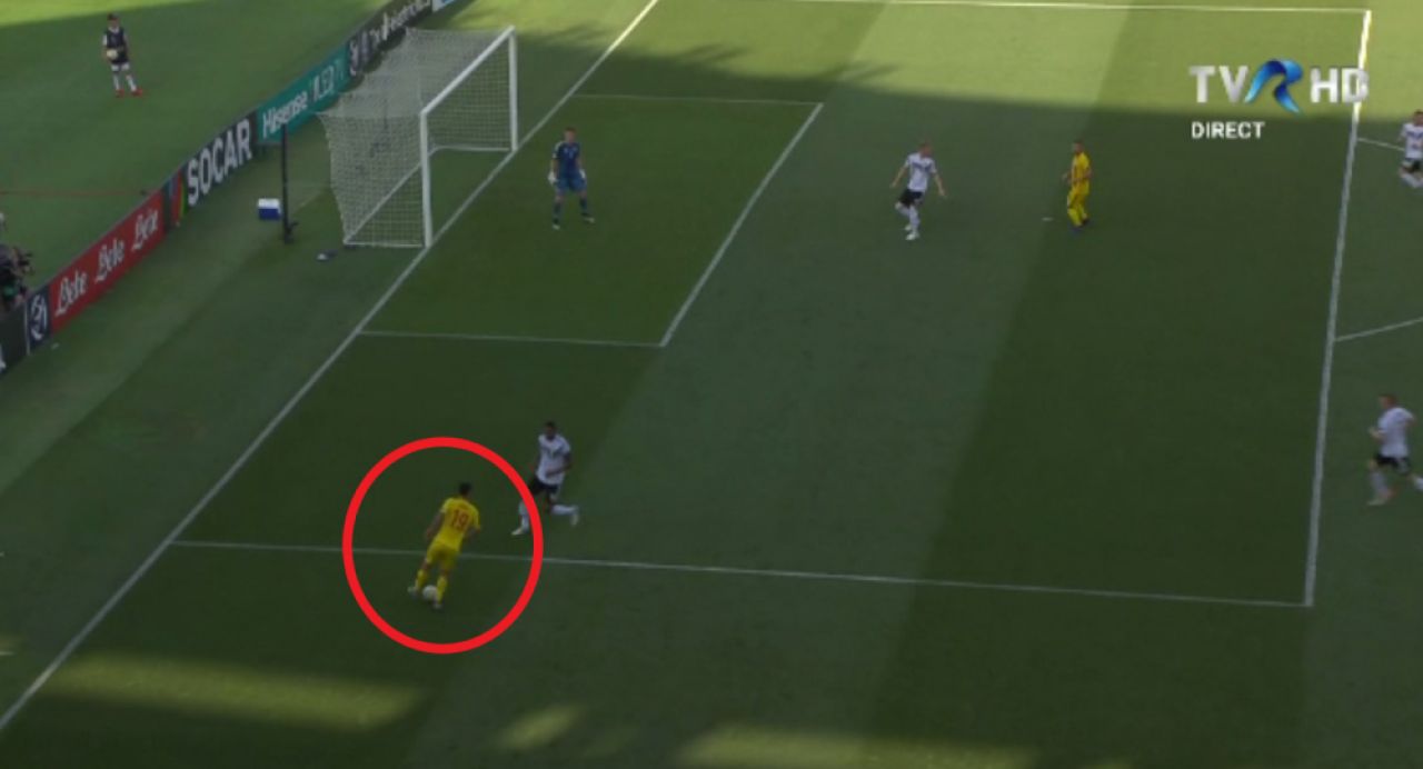ROMANIA - GERMANIA U21 | Ivan si Ianis, MAGISTRALI! Pase U-LU-I-TOA-RE pentru golul doi al lui Puscas!_4