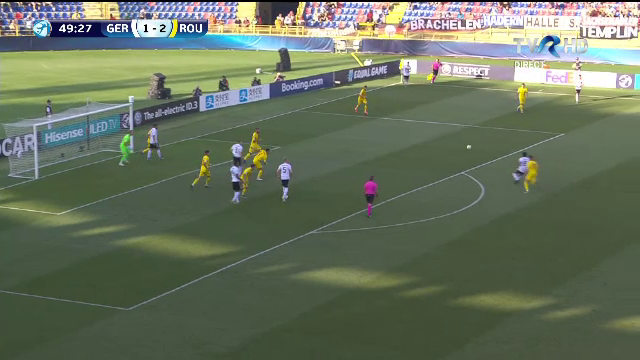 ROMANIA - GERMANIA U21: Imaginile care il CONTRAZIC pe arbitru! Ce s-a intamplat la faza penalty-ului pentru nemti. FOTO