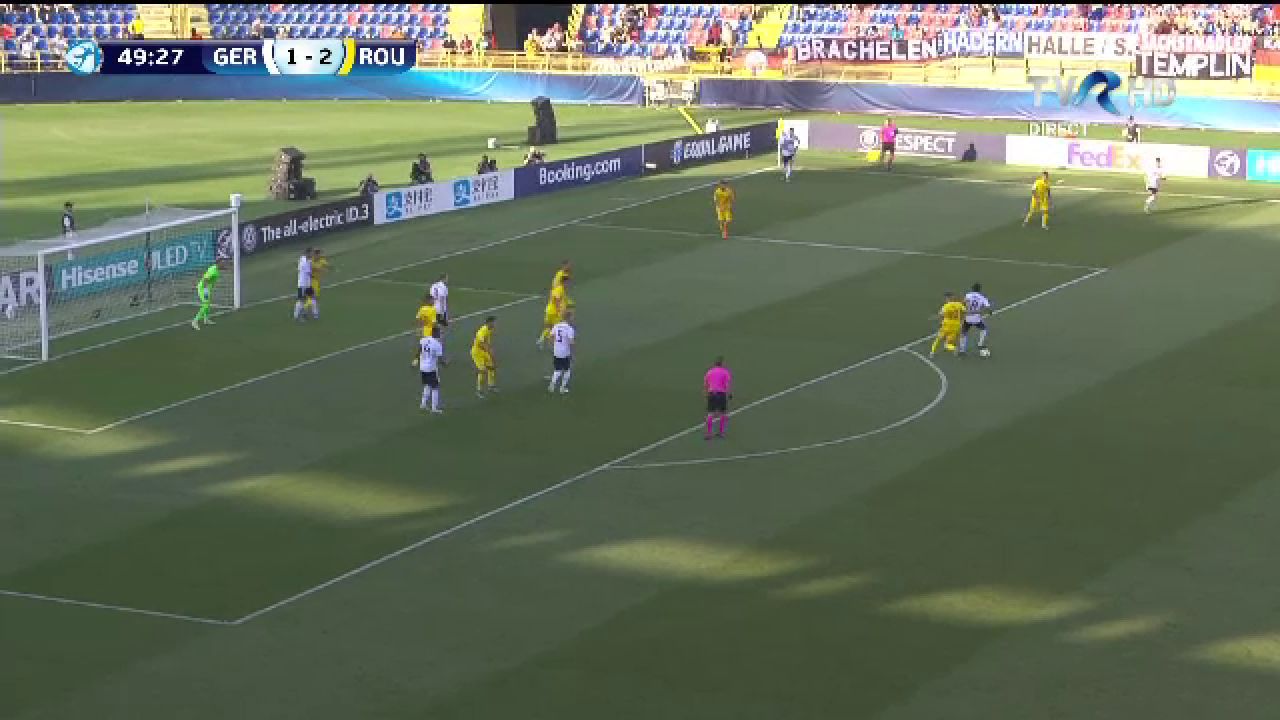 ROMANIA - GERMANIA U21: Imaginile care il CONTRAZIC pe arbitru! Ce s-a intamplat la faza penalty-ului pentru nemti. FOTO_2