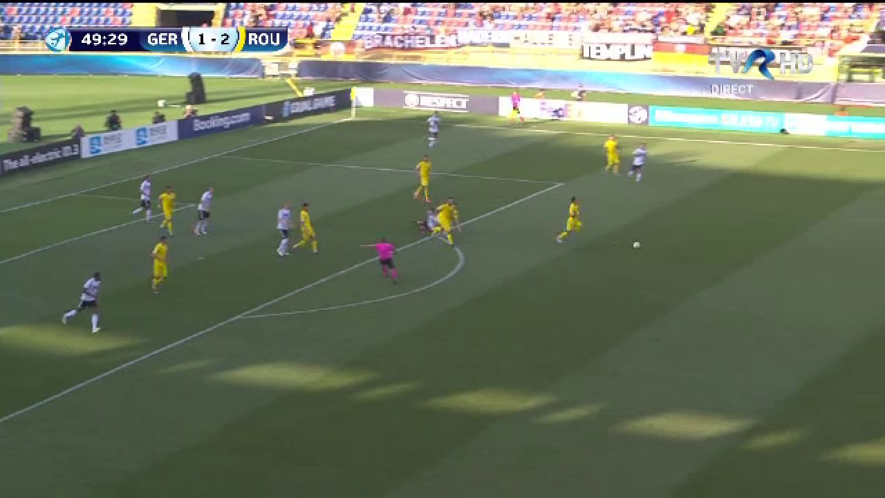 ROMANIA - GERMANIA U21: Imaginile care il CONTRAZIC pe arbitru! Ce s-a intamplat la faza penalty-ului pentru nemti. FOTO_7