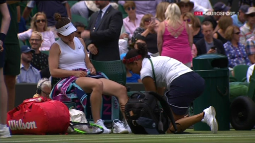 WIMBLEDON 2019: Simona Halep s-a ACCIDENTAT! Ce s-a intamplat la meciul cu Aliaksandra Sasnovich_8
