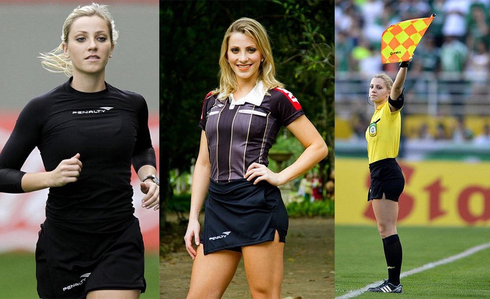 A facut o gluma pe teren, iar viata ei s-a transformat in COSMAR! Ce a patit sexy arbitra din Brazilia: 