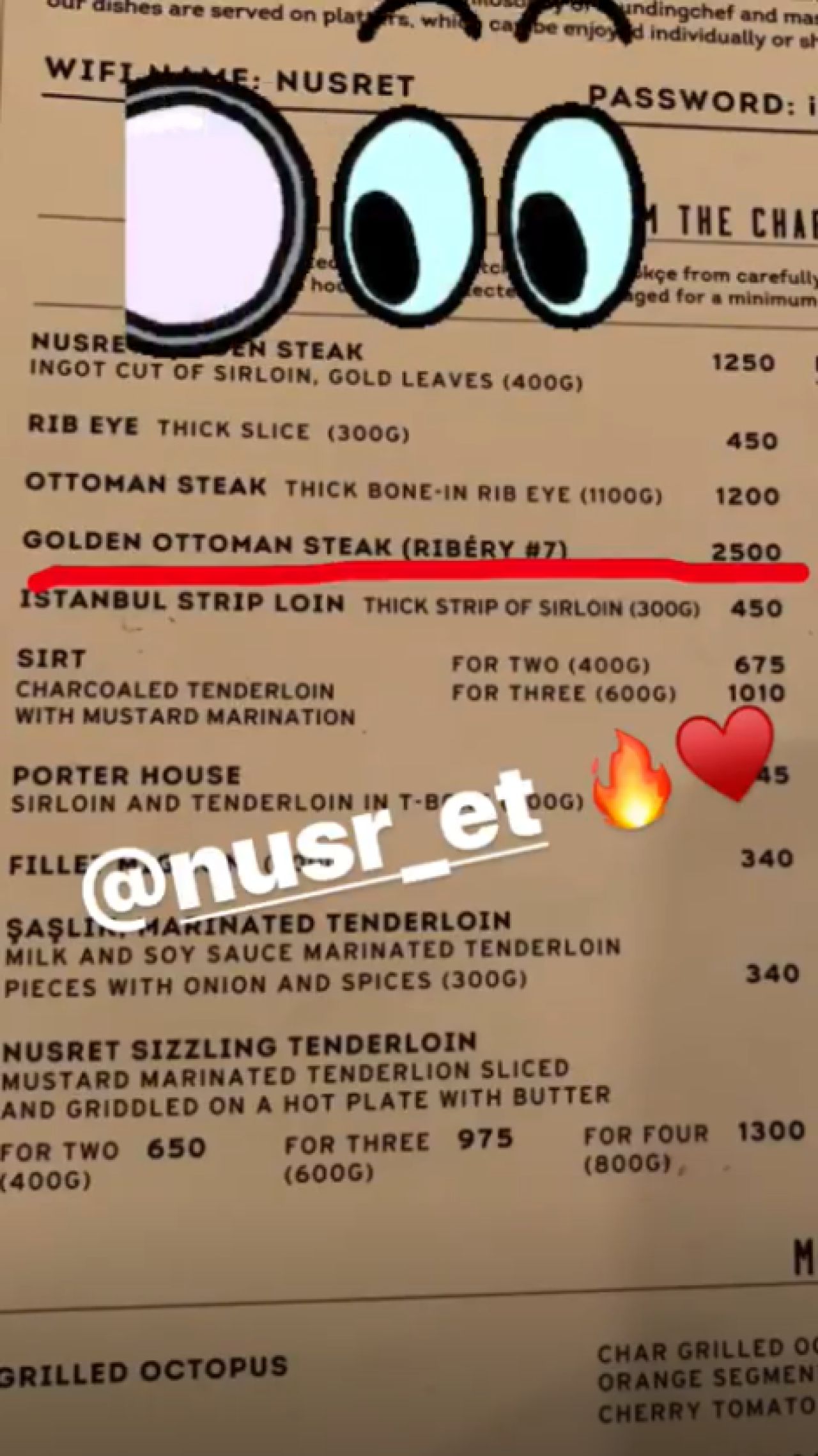 Ribery s-a intors la restaurantul cu friptura de aur si a avut o surpriza uriasa. Ce a aparut in meniu. FOTO_6