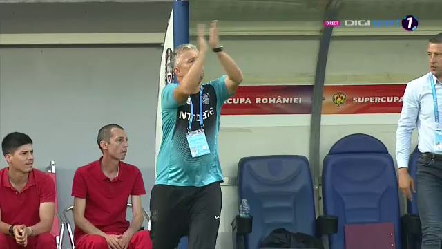 Petrescu, PAZIT pe banca si tot degeaba! :)) Panin era sa-i dea peste mana! Imagini FABULOASE in finalul reprizei! Super Dan si-a iesit din minti. Ce a facut_6