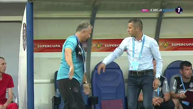 Petrescu, PAZIT pe banca si tot degeaba! :)) Panin era sa-i dea peste mana! Imagini FABULOASE in finalul reprizei! Super Dan si-a iesit din minti. Ce a facut_12
