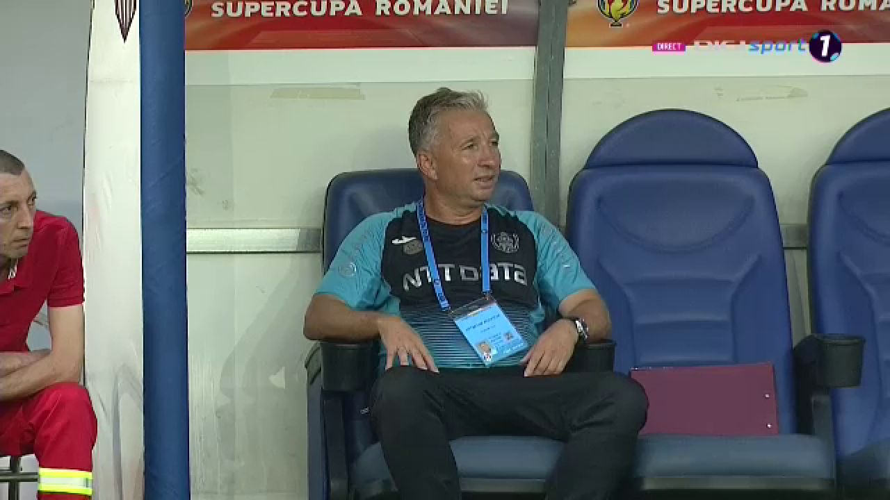 Petrescu, PAZIT pe banca si tot degeaba! :)) Panin era sa-i dea peste mana! Imagini FABULOASE in finalul reprizei! Super Dan si-a iesit din minti. Ce a facut_14
