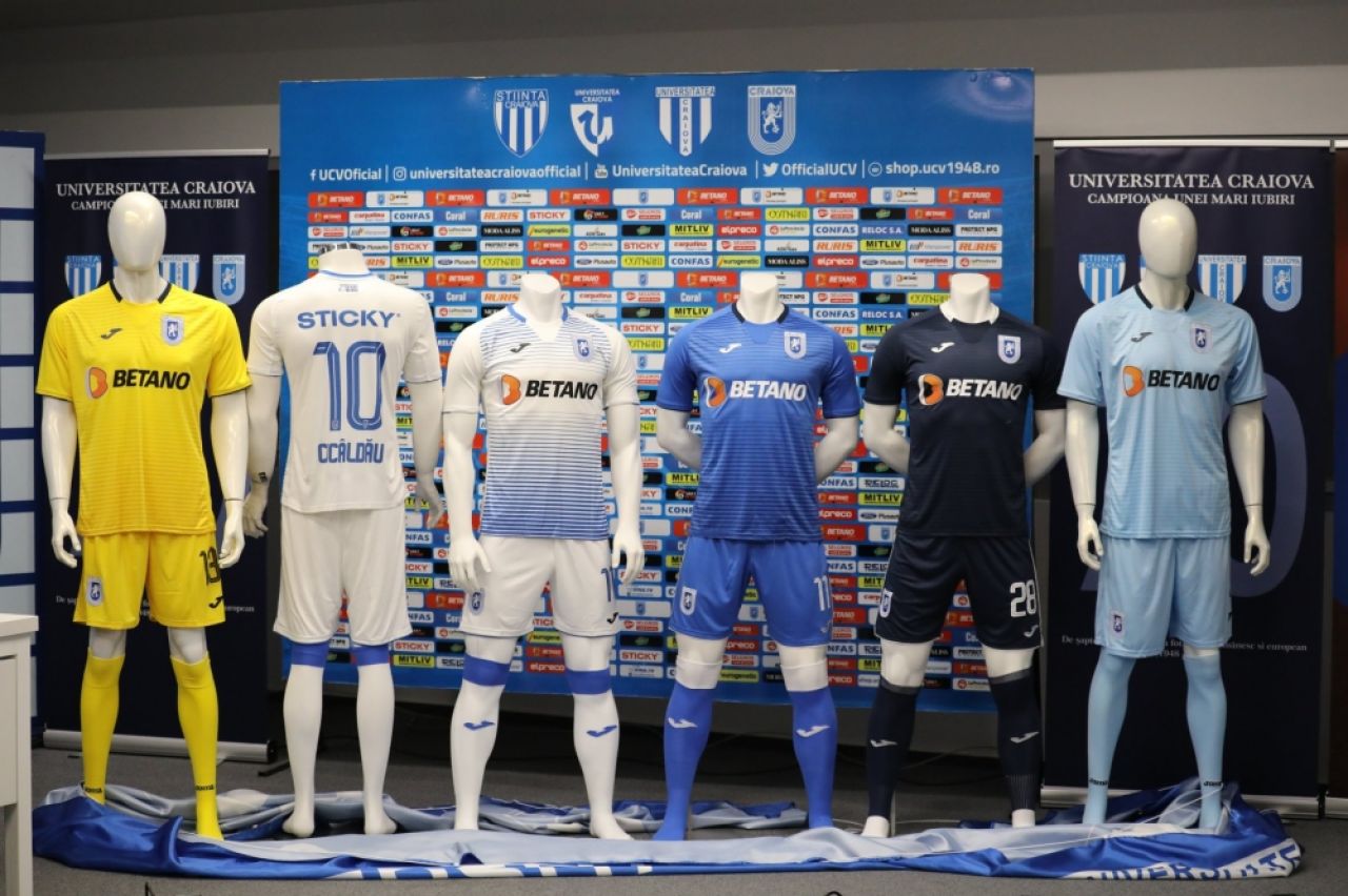 Universitatea Craiova a prezentat noul echipament pentru sezonul 2019/2020: