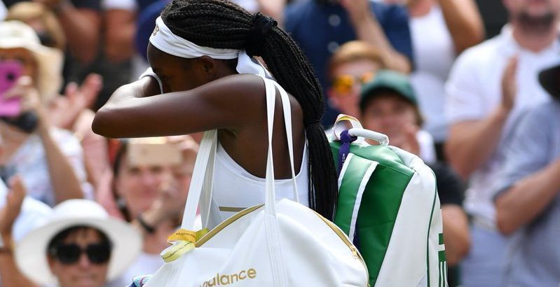 WIMBLEDON 2019: Asa ceva nu s-a mai intamplat pana acum! Cum a iesit Cori Gauff de pe teren dupa infrangerea in fata Simonei Halep