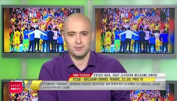 Cristi Bud, fost campion cu Milsami: "FCSB sa nu isi faca nicio grija, trece lejer de Milsami!" Meciul e la ProTV (joi, 21:30)