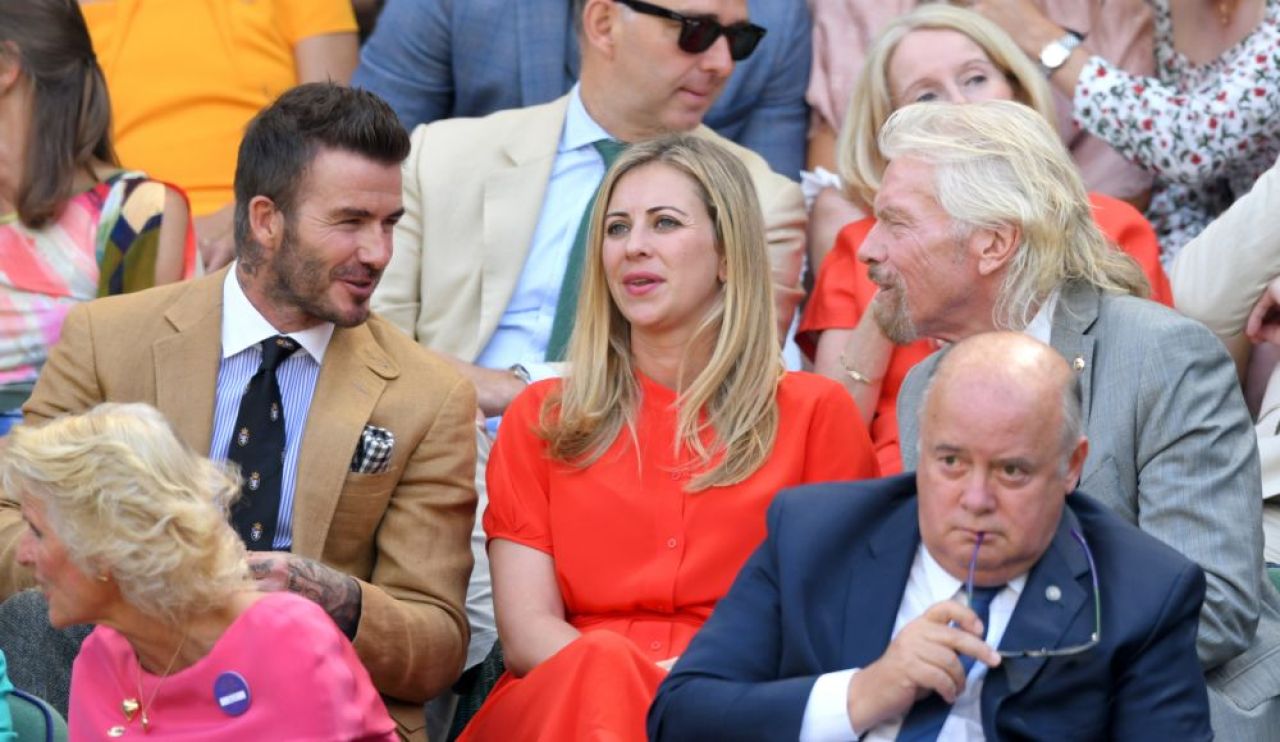 WIMBLEDON 2019: Invazie de vedete la Simona Halep - Elina Svitolina! David Beckham, Virgil van Dijk si miliardarul Richard Branson. FOTO_6